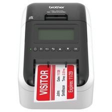 Printer Brother QL-820NWBC Ultra Flexible Black White 5.7 x5 x9.2 Label Multiple picture