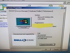 Dell Dimension L800R Desktop Windows ME Loaded See Pictures 128 MB PIII picture