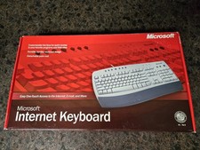 Microsoft Internet Keyboard C19-00330- Never Opened In Original Box picture