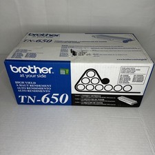 Brother TN650 Original Toner Cartridge - 012502622307 brand new in box -See Pics picture