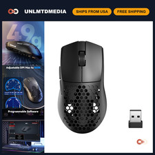 Ultra Lightweight Wireless Gaming Mouse 8000 DPI, Honeycomb Shell, Tri-Mode BT5. picture