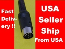 3 PCS. Din Plug, In-Line, 8 Pin Din 8 Pin  270 Degree  270 DEGREE picture