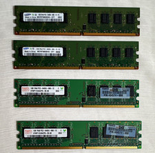 6GB DDR2-800 PC2-6400U Desktop RAM Lot 2x2GB 2x1GB Samsung Hynix 240-Pin picture
