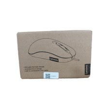 Lenovo 100 USB-A Wired Mouse BRAND NEW WITH SEAL Black picture