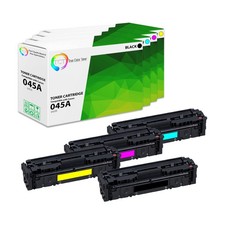 4Pk TCT 045 For Canon MF634cdw MF632cdw LBP612cdw Compatible Toner (BK C M Y) picture