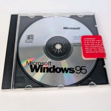 Microsoft Windows 95 Disc For Distribution W/ New PC NOT Sealed Disc Only picture