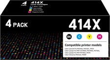 Generic 414X 4x Color Set Toner Cartridge W2020X W2021X W2022X W2023X W/chip picture