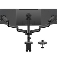 Best MOUNTUP Triple Monitor Mount for 17-32 inch Screens, Full Motion Stand, 3 picture