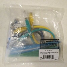 5 Pack - 1' - Maxim UL CM Cat 6 24AWG UTP Mixed Lan Cable with 50 Cable Ties  picture