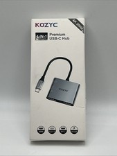 Kozyc Premium USB-C Hub 4-In-1 4K 30H MacBook Air/Pro Chromebook Samsung Note picture