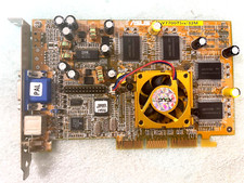 ASUS V7700TIVX/32M GEFORCE2 GTS 32MB AGP VGA CARD VGA SVID COMP GOLD FAN MXB167 picture
