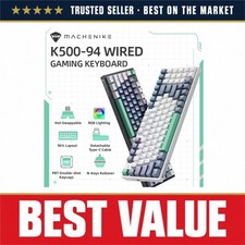 MACHENIKE K500 Mechanical Gaming Keyboard Hot-Swappable RGB 94 Keys Wired picture
