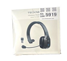 TECKNET TK-HS001 Wireless RF UHF Headset Boom Mic Single Ear USB Black picture