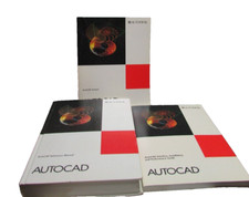 AutoCAD Release 12 Autodesk Official Manuals Set of 3 picture