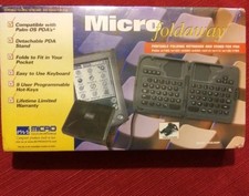 *NEW*Micro Foldaway Portable**Folding Keyboard and Stand for PDA* picture