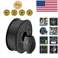 Versatile Neatly Wound Black PLA Filament 1.75mm - 1kg for Quality Printing picture