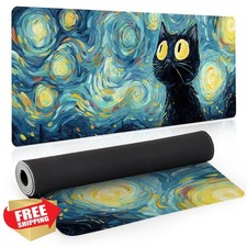 JekwinandGlow Starry Night Cat Mouse Pad XL picture