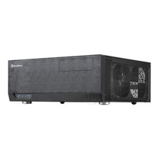 SilverStone GD09 Black PC Computer ATX Case Micro ATX SST-GD09B picture