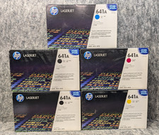 5-Pack HP 641A CMYKK Toner Cartridge  for LaserJet 4600, 4610, 4650 🔥New🔥 picture