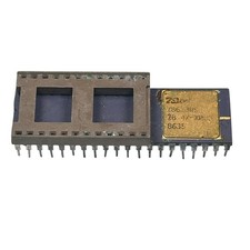 Zilog Gold Lid Ceramic IC (Likely Z8000 Series / Vintage CPU or Controller) picture