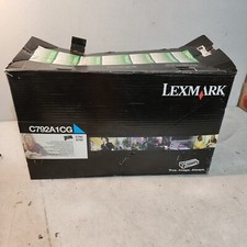 Lexmark C792A1CG Cyan Toner Cartridge Genuine New OeM Open Box  picture
