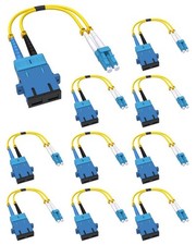 VANDESAIL 10 Pack Fiber Optic Adapter Cable, SC Female to LC Male, OS1/OS2 | ... picture
