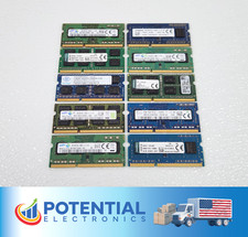 LOT OF 10 MIXED BRANDS 40GB (10x4GB) PC3L-12800S DDR3 Laptop Memory Ram picture