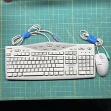 Compaq Keyboard SK-2800 & Logitech M-S48a Mouse - Vintage Computing/Gaming PS/2 picture