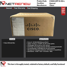Refresh  Cisco C1000-8FP-E-2G-L  Managed Network Switch 8 Port PoE+ picture
