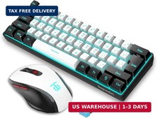 2.4G Wireless Gaming Keyboard and Mouse Combo, Include Mini 60% Merchanical Feel picture