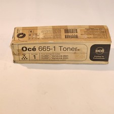 Oce 665-1 Black Toner Cartridge Genuine New Sealed Box picture