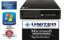 HP Computer 250GB Win 7 Professional Core I5 Quad 3.1GHz 8GB RAM DVD/RW Desktop picture