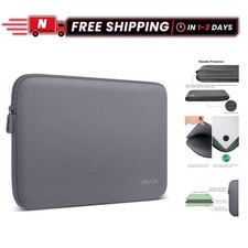 Ultra-Thin Water-Resistant Laptop Sleeve for 15-16 Inch Devices in Gray picture