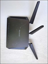 NETGEAR Nighthawk R7000 AC1900 WiFi Router Gigabit Tested Working Black picture