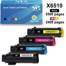 X6510XK Toner Cartridges X6510XC M Y 106R for Xerox Phaser 6510 WorkCentre 6515 picture