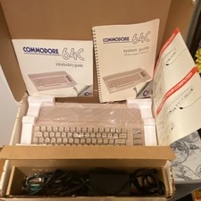 Commodore 64C C64C Home Computer in Box w/ Manuals & System/Intro Guides picture