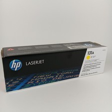 Genuine HP 131A CF212A Yellow Toner Cartridge New in Sealed Box picture
