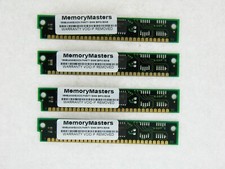 4x 4MB 16MB 30pin SIMMs MEMORY non-parity 4x8 for Roland S750 S770 Sampler GOLD picture