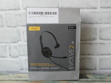 Jabra Evolve 2 30 Black Stereo Lightweight Portable Wired On Ear Headset NIB picture