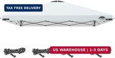 10x10ft Replacement Canopy Top with Air Vent, Waterproof & UV Protection Canopy picture