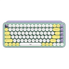 Logitech POP Keys Multi-Colored 920-010708 Mechanical Keyboard ** With Dongle ** picture