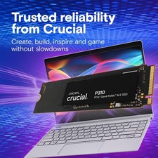 CRUCIAL P310 PCIe Gen4 NVMe 2280 M.2 SSD Internal Solid State Drive 1TB picture