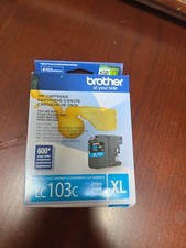 Brother LC103C XL High-Yield Ink Cartridge - Cyan expires  01/2028 picture
