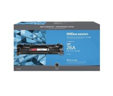 Office Depot Reman Toner Cartridge Replaces HP 26A, Black picture
