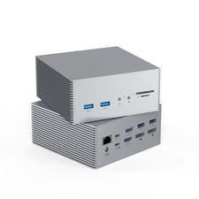 Tiergrade Upgraded Universal USB-C 4K Triple Display Docking Station Charging picture