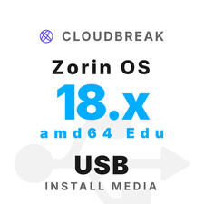 Zorin OS 18.x amd64 Edu Bootable/Live Install USB NEW picture