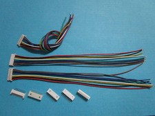 60 set 1.25mm 9 Pin Male + Female Polarized Connector w/ 28AWG 150mm Leads Cable picture