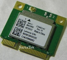 Lenovo 8S5W10H55192 802.11a/b/g/n/ac Wireless Bluetooth PCIe Half RTL8821AE picture