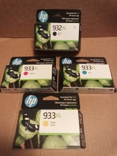2026/5 GENUINE SET 4 HP 932XL 933XL INK CARTRIDGES BLACK CYAN YELLOW MAGENTA NEW picture