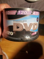 Playo DVD-R 50 Pack 120 Min 4.7GB Printable Blank Disks Spindle Factory Sealed picture